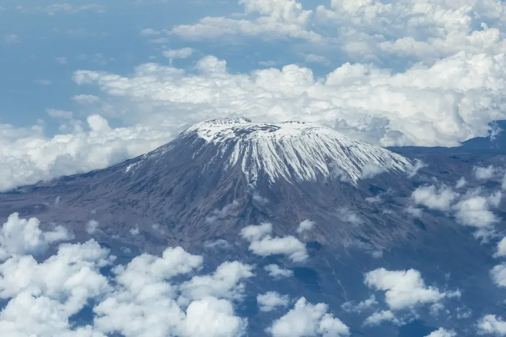 Climbing Mount Kilimanjaro via the scenic Machame Route, Tanzania.