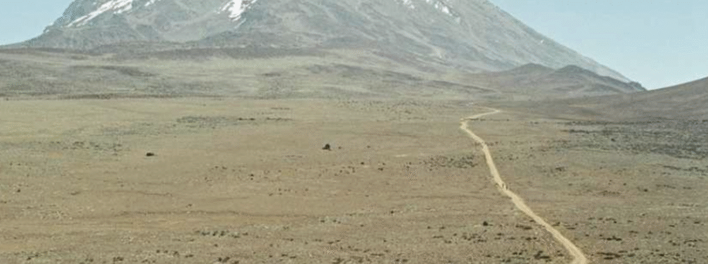 Ascending Mount Kilimanjaro via the scenic Rongai Route, Tanzania.