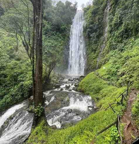 Materuni Waterfalls and traditional coffee experience on the slopes of Mount Kilimanjaro near Moshi, Tanzania