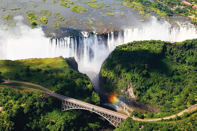 Fly-in Botswana safari exploring Victoria Falls, Chobe National Park, and Okavango Delta with wildlife, rivers, and wetland landscapes.