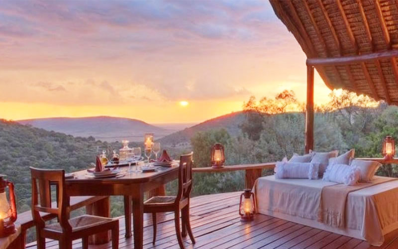 enjoying a romantic Kenya honeymoon safari surrounded by wildlife and scenic African landscapes