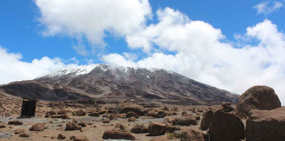 Marangu Route on Mount Kilimanjaro in Tanzania showing the trekking path with Ibhanilfa Safaris expeditions.