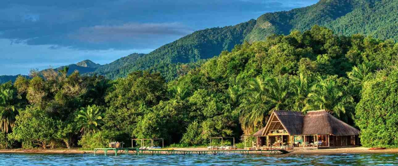 Forested slopes of the Mahale Mountains, Tanzania