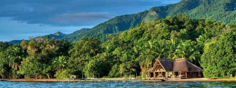 Forested slopes of the Mahale Mountains, Tanzania